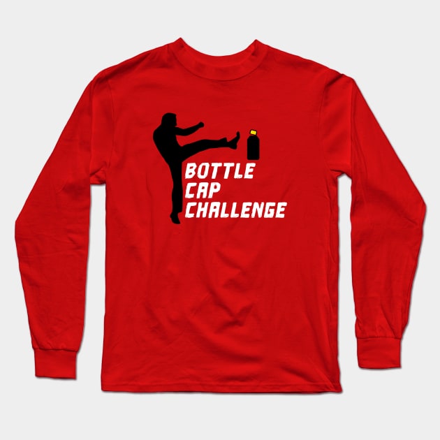 BOTTLE CAP CHALLENGE Long Sleeve T-Shirt by Printnation